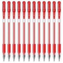 得力（deli）0.5mm 6600ES碳素笔单支装 红色 中性笔 单支装