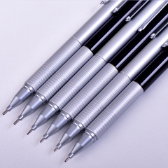 得力S361金属活动铅笔 0.7mm全金属学生按动自动铅笔文具自动笔