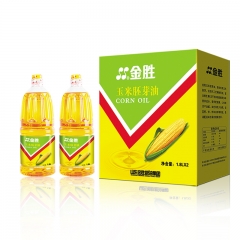 【金胜】金胜玉米胚芽油食用油优质玉米胚芽1.8Lx2礼盒装